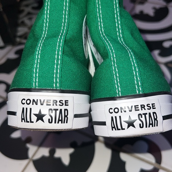 Kelly green high top chuck taylor all star converse - Picture 4 of 5